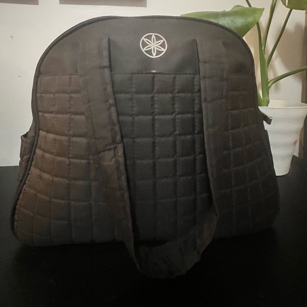 Gaiam Black Yoga Gym Bag.